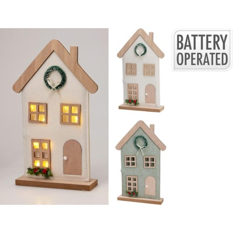 CASA FELTRO LED 30CM 2ASS